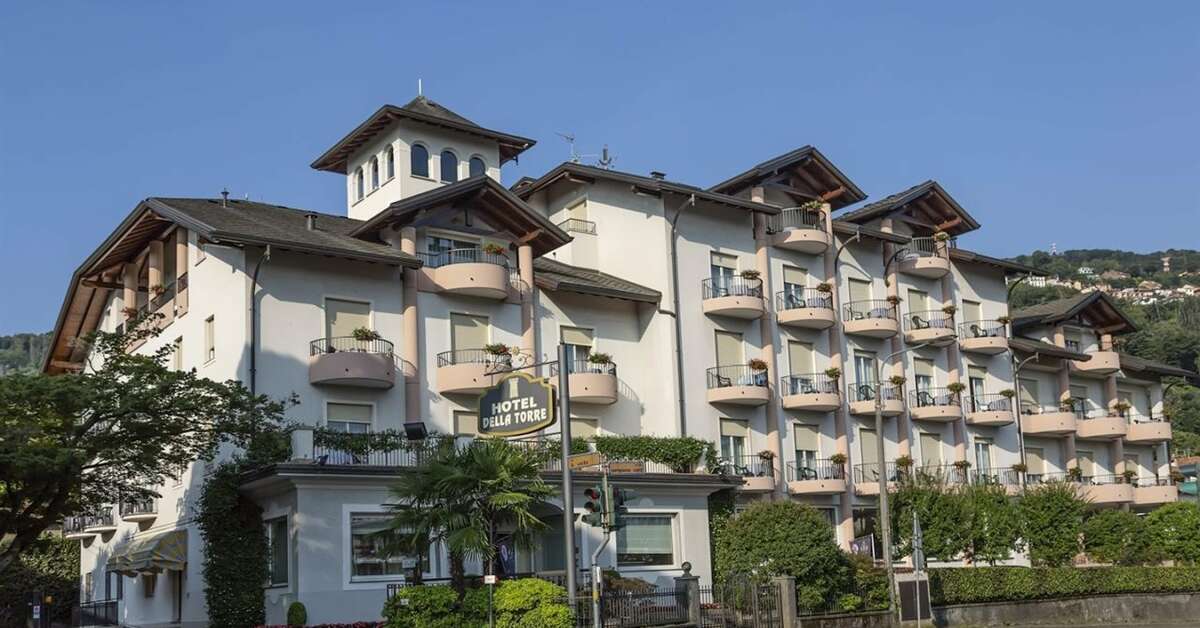 Ein Foto von der Außenansicht des Hotel della Torre