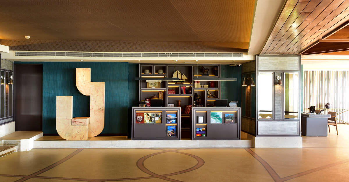 Een foto van het interieur van Pestana Alvor Praia