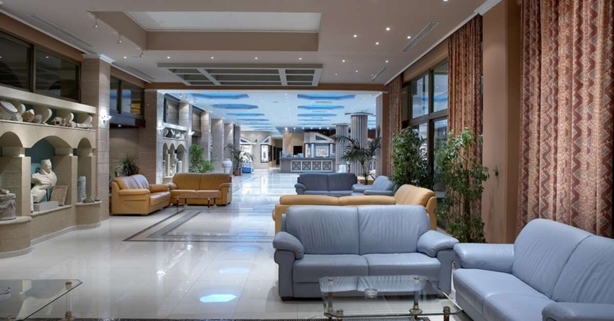 Een foto van het interieur van Atrium Palace Thalasso Spa Resort & Villas