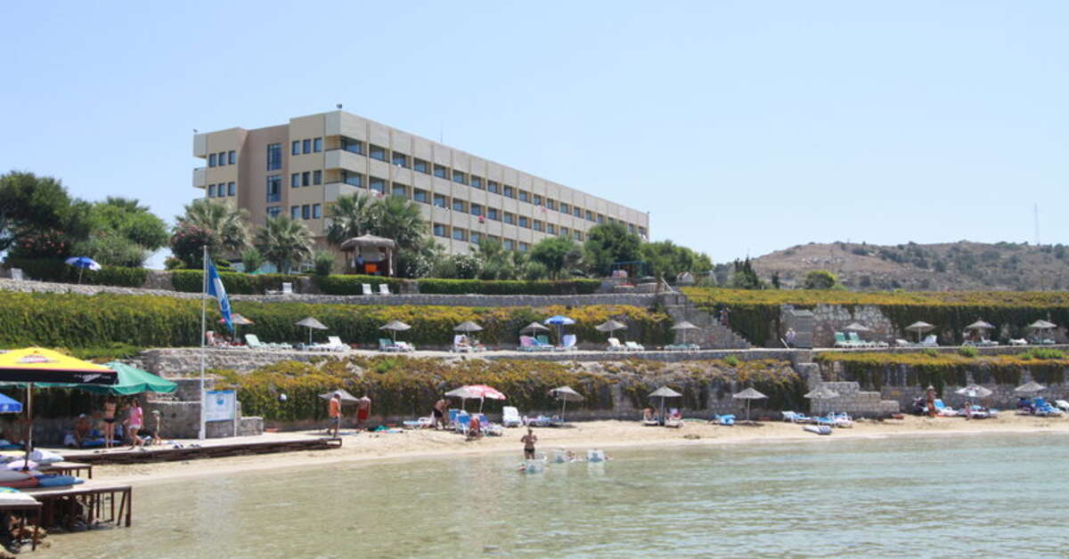 Een foto van het strand bij Hotel Babaylon