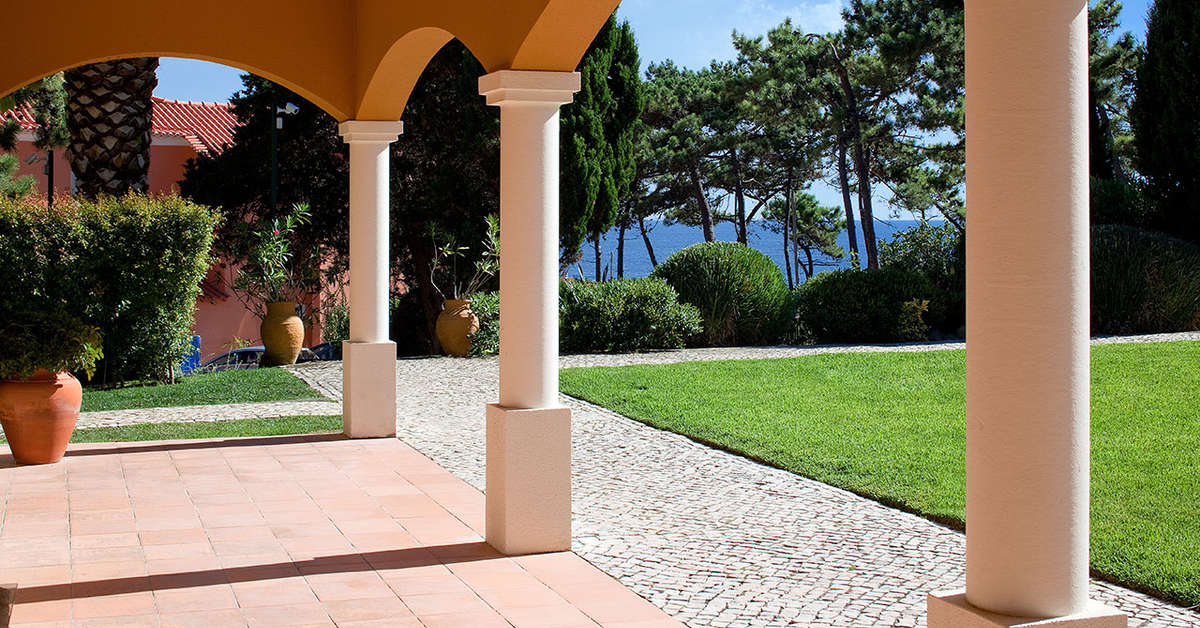 Een foto van het terras bij Hotel Senhora da Guia