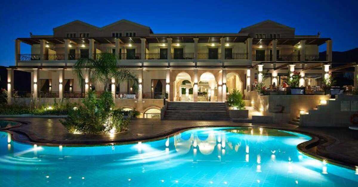 Een foto van het zwembad bij Lindian Dream Seaside Resort