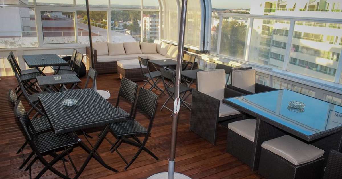Een foto van de faciliteiten bij Baia Beach Hotel