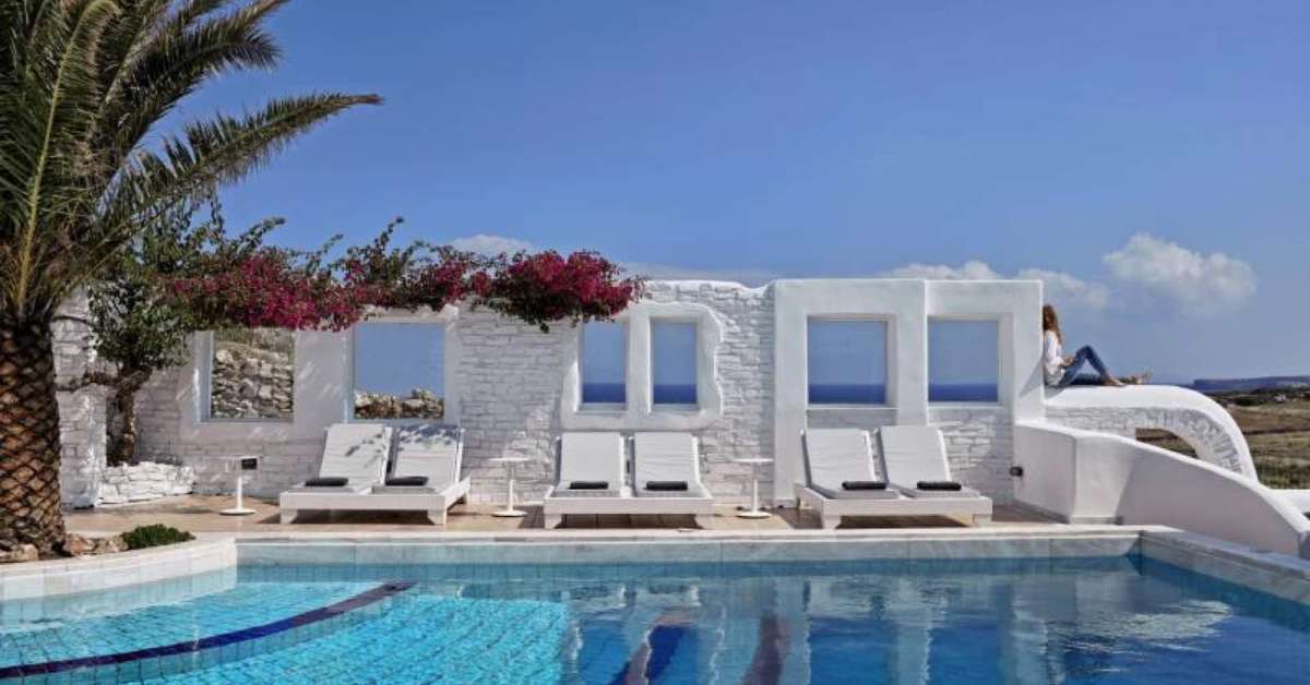 Een foto van het zwembad bij Mr & Mrs White Corfu