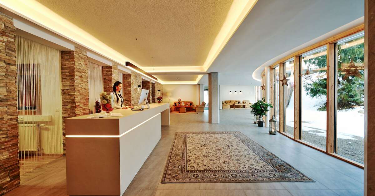 Een foto van het interieur van Hotel Nockresort