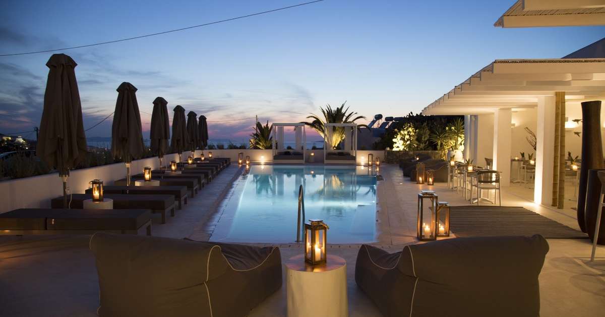 Een foto van het zwembad bij Livin Mykonos Hotel