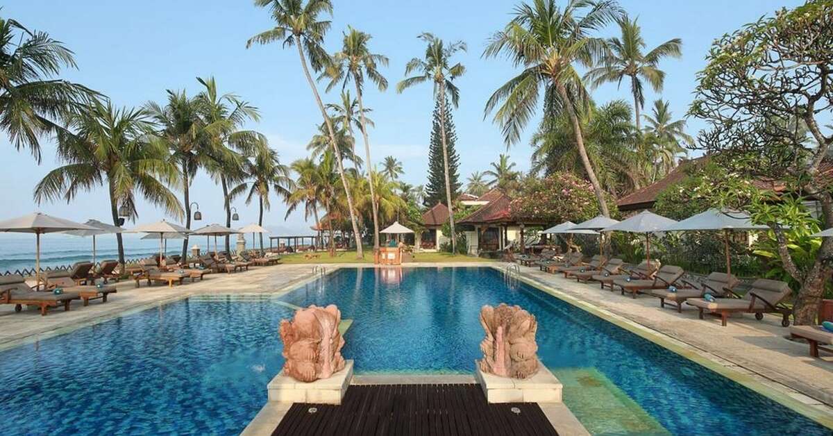 Een foto van het zwembad bij Rama Candidasa Resort & Spa