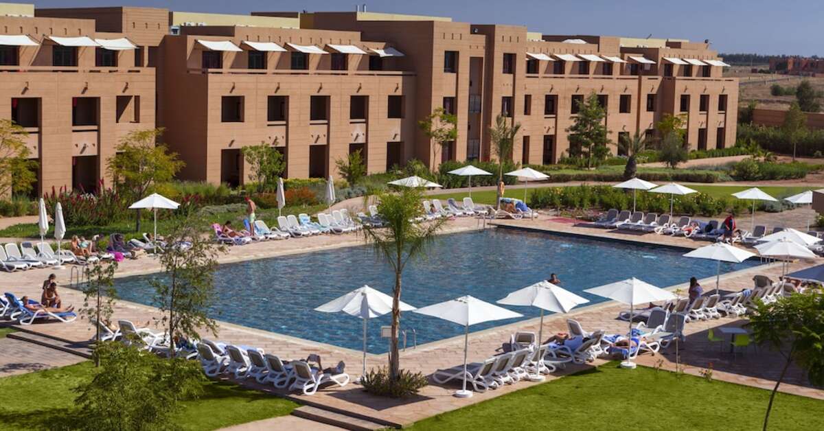 Een foto van het zwembad bij Aqua Mirage Marrakech