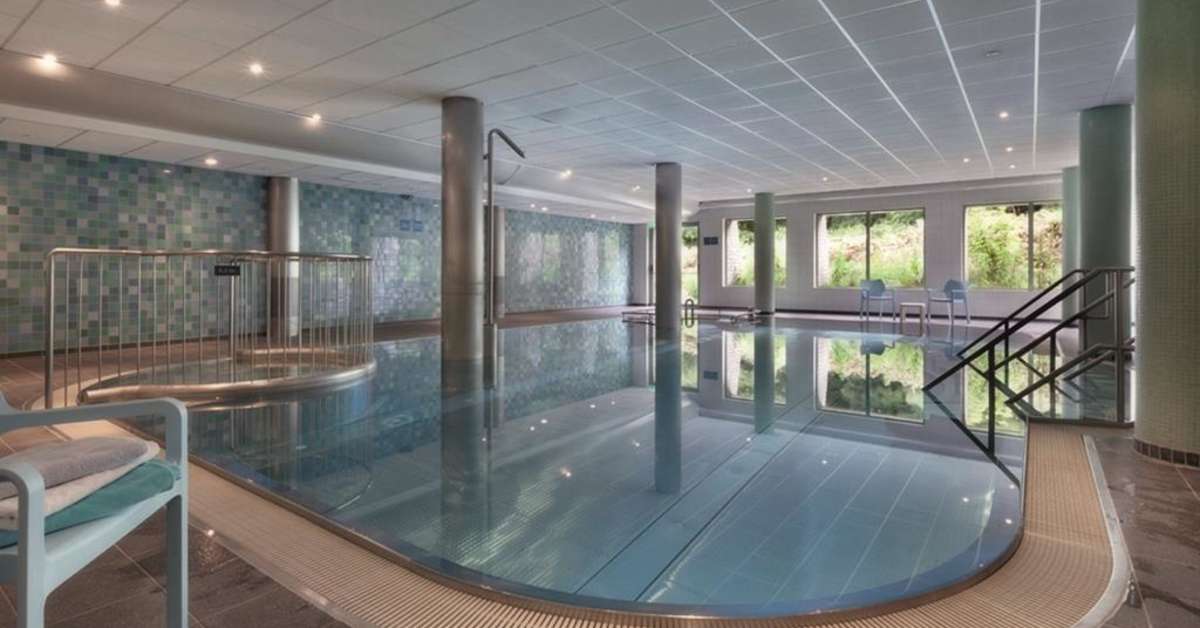 Een foto van het zwembad bij Grand Hotel Opduin