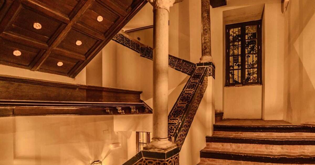 Een foto van het interieur van Las Casas De La Juderia