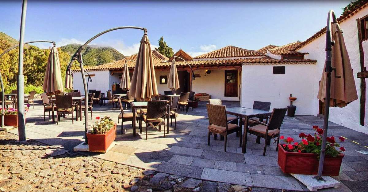 Een foto van het terras bij La Casona del Patio