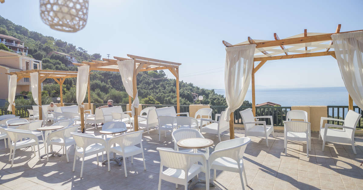 Ein Foto von den Einrichtungen im Corfu Aquamarine Hotel