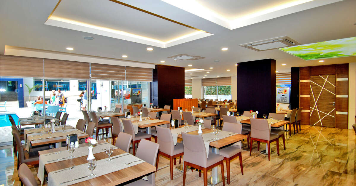 Een foto van de faciliteiten bij Kleopatra Ramira Hotel