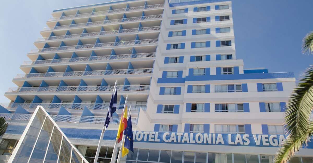 Een foto van de buitenkant van Catalonia Las Vegas