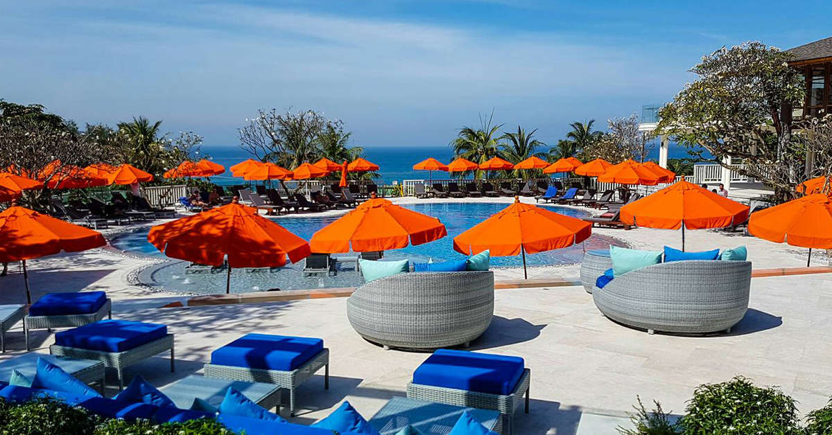Een foto van het zwembad bij Hotel Diamond Cliff Resort & Spa