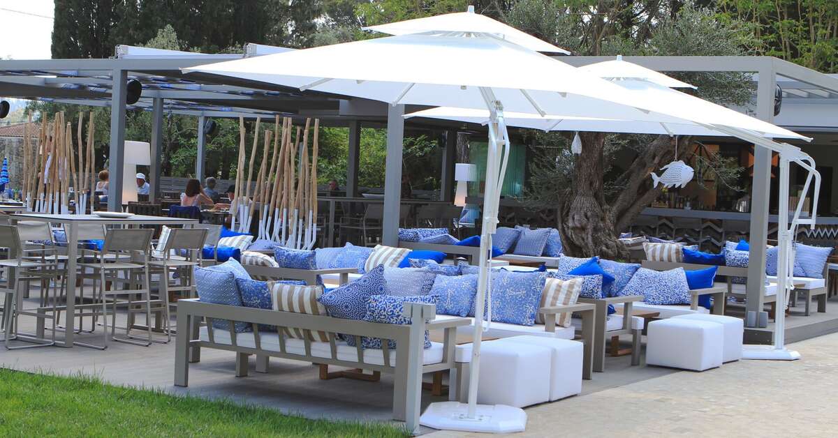 Een foto van het terras bij Rodostamo Hotel & Spa