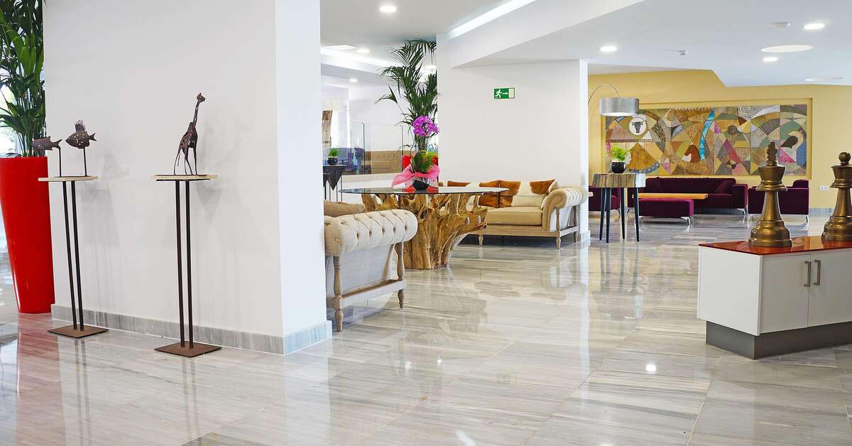 Een foto van het interieur van Alexandre Hotel Troya
