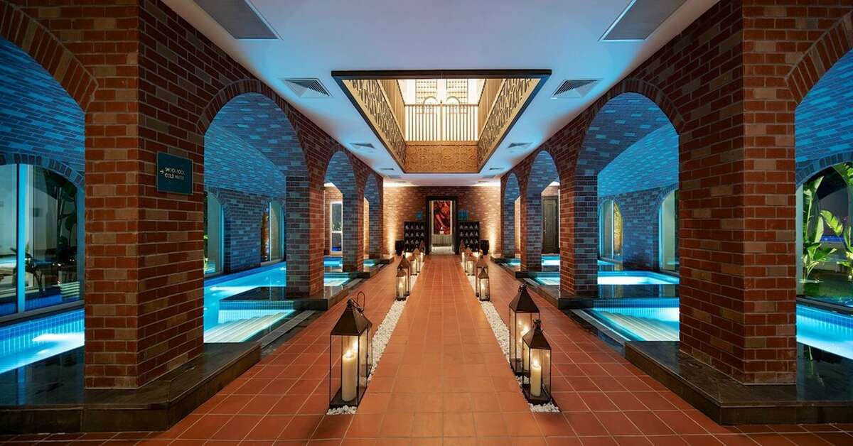 Een foto van het zwembad bij Titanic Deluxe Golf Belek