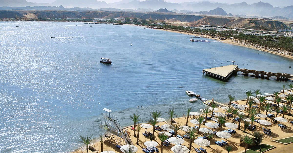 Een foto van het strand bij Albatros Sharm Resort