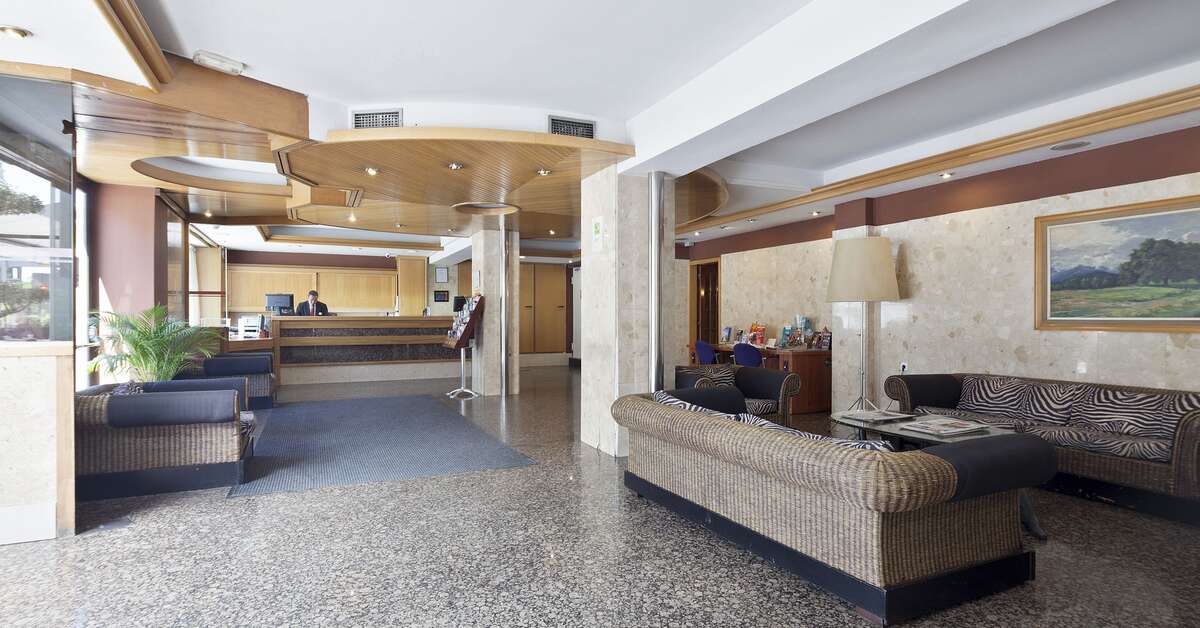 Een foto van het interieur van Hotel Auto Hogar