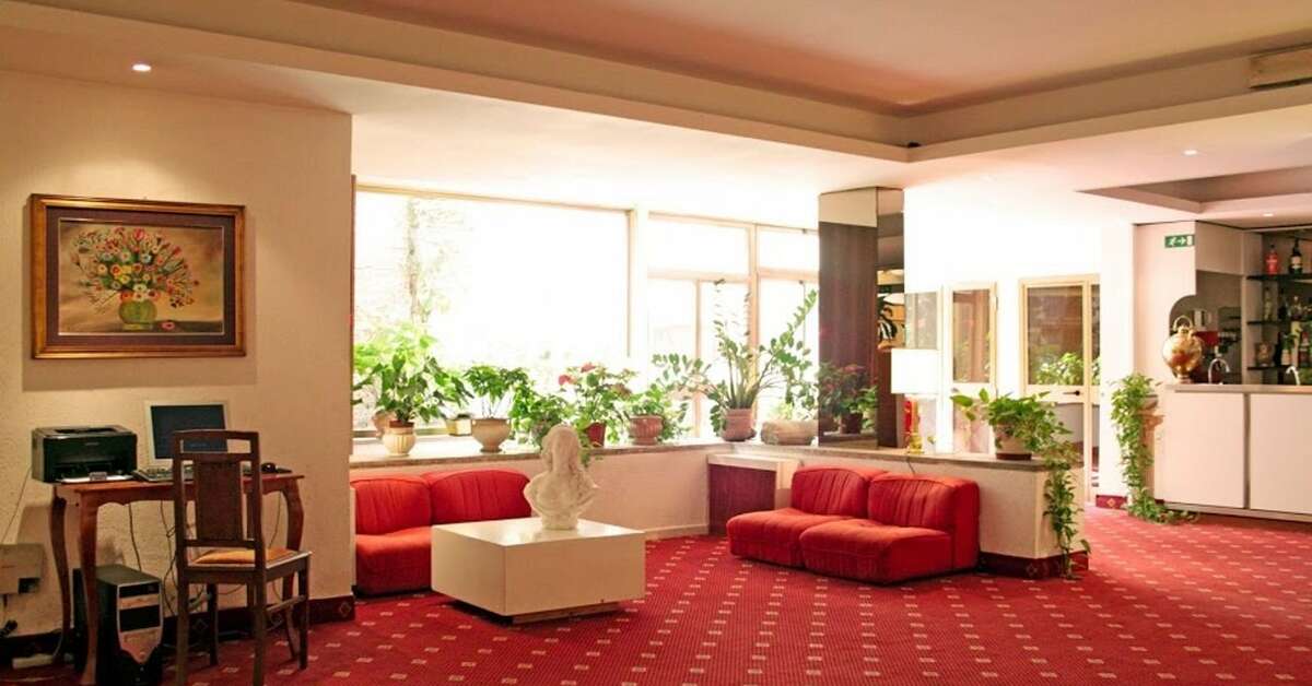 Een foto van het interieur van Hotel Edera