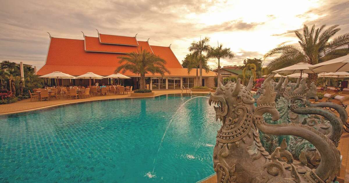 Ein Foto vom Pool im Thai Garden Resort
