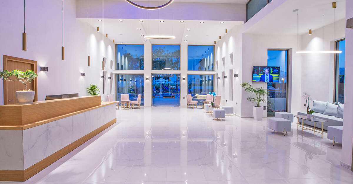 Een foto van het interieur van CHC Imperial Palace