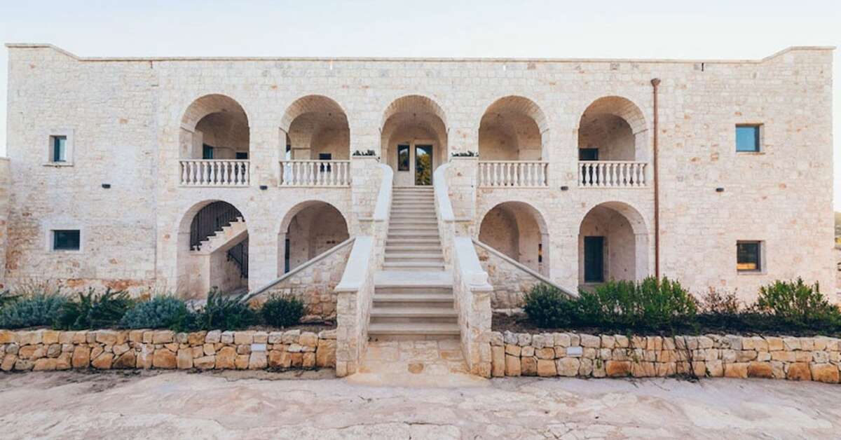 Een foto van de buitenkant van Masseria Grieco