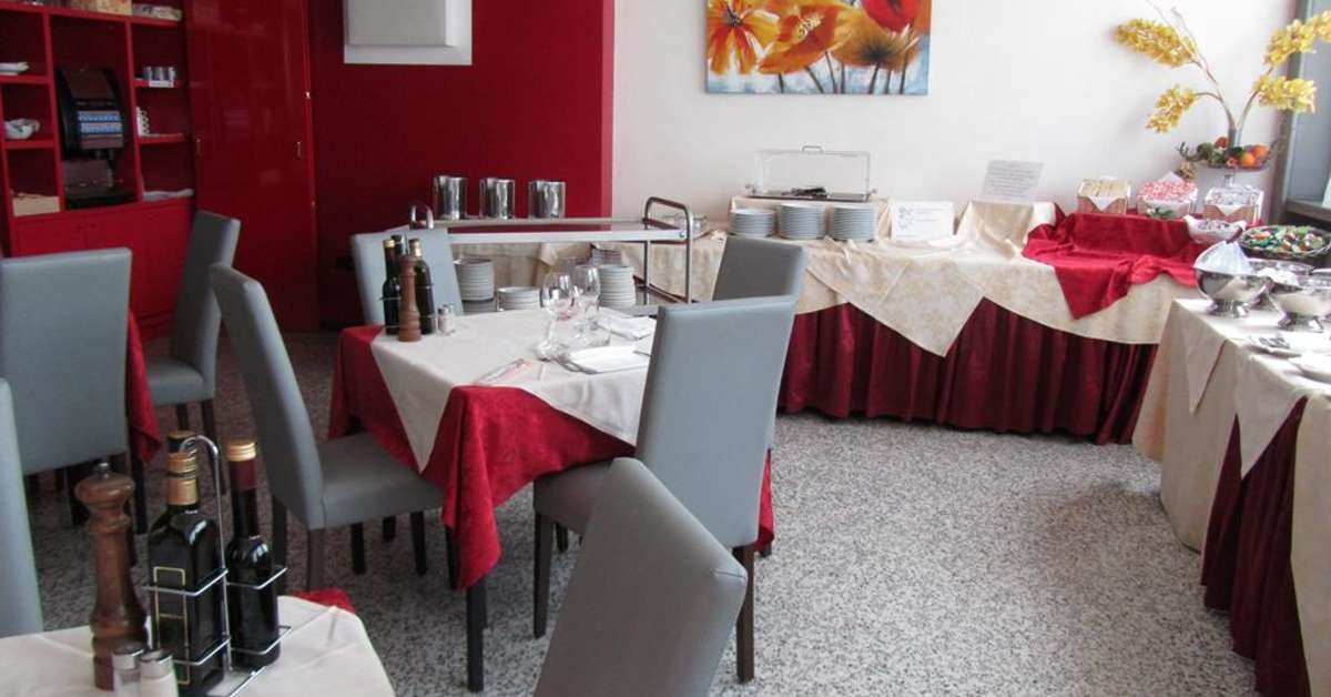 Een foto van het interieur van Antony Hotel Venice Airport