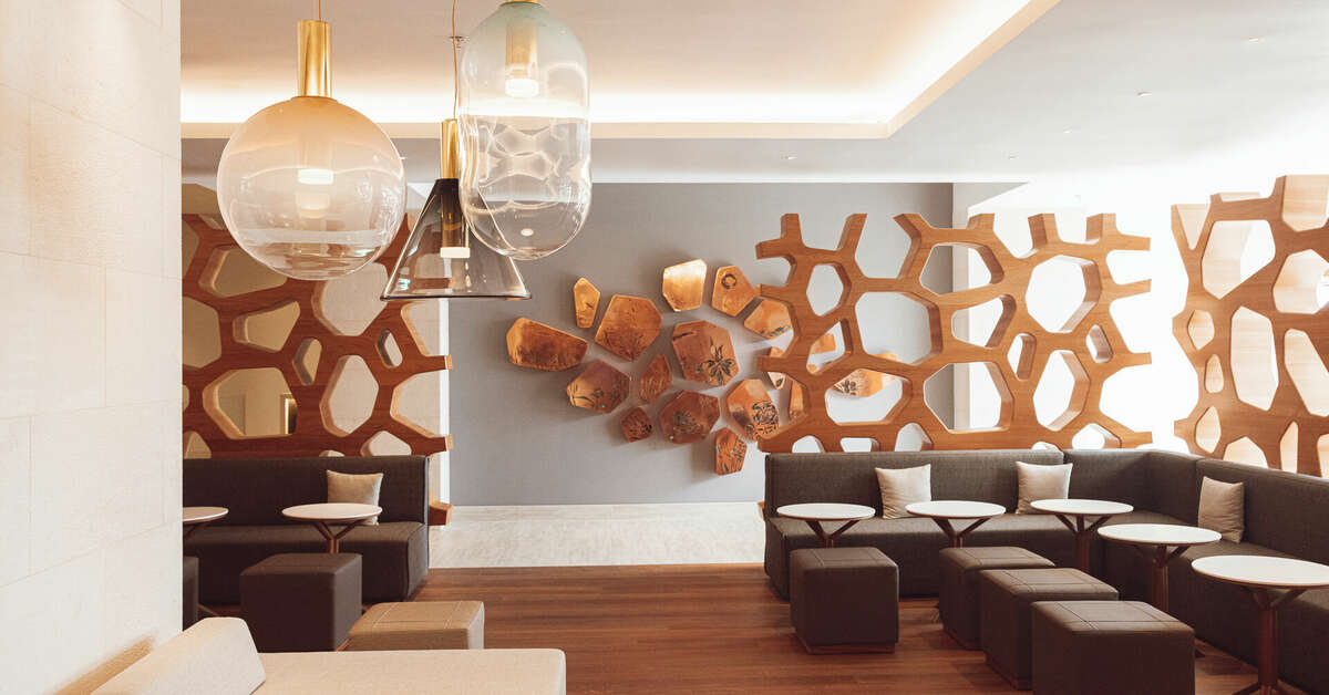 Een foto van het interieur van Angsana Corfu Resort & Spa
