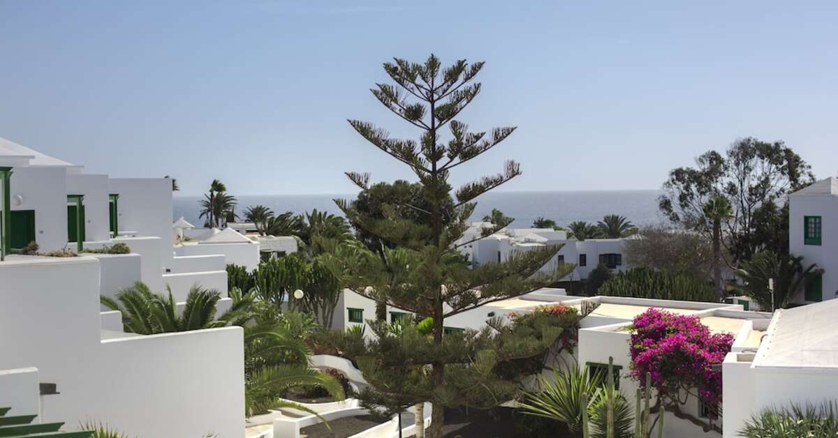 Ein Foto von der Außenansicht des El Guarapo Apartments