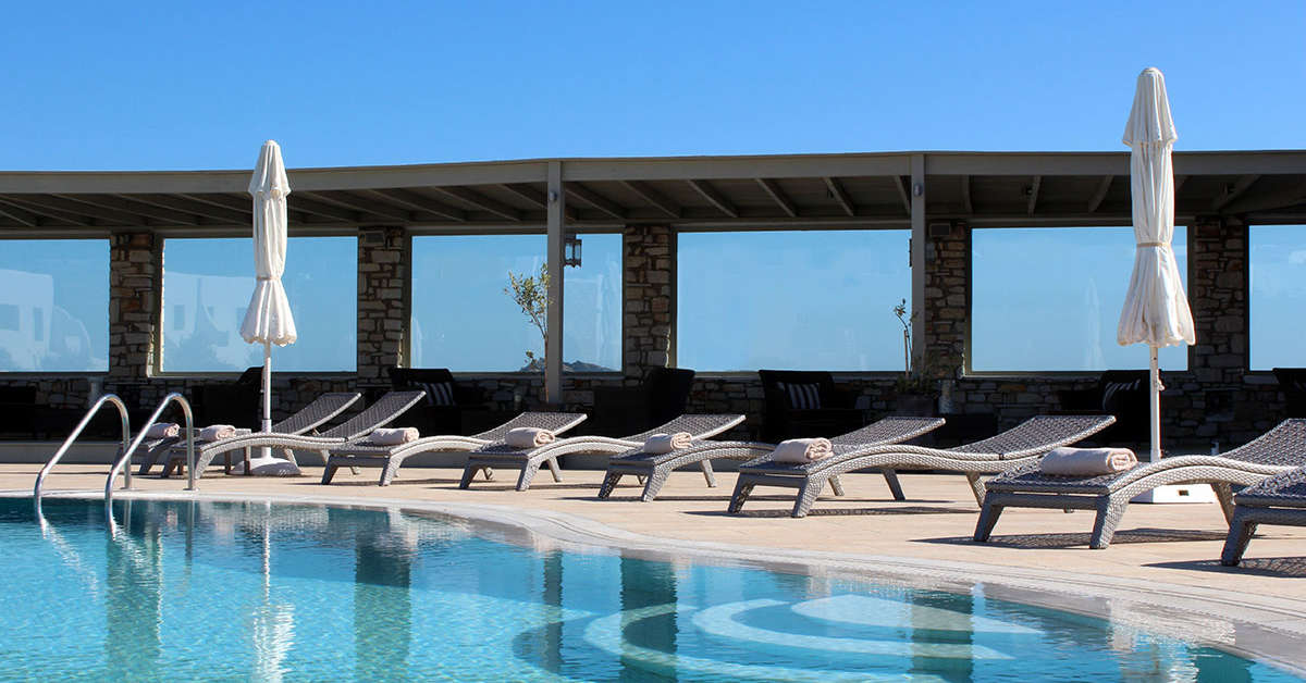 Een foto van het zwembad bij Saint Andrea Resort