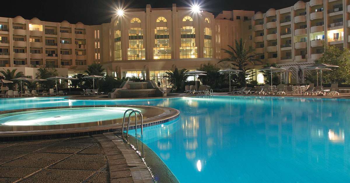 Een foto van het zwembad bij El Mouradi Hammamet Resort