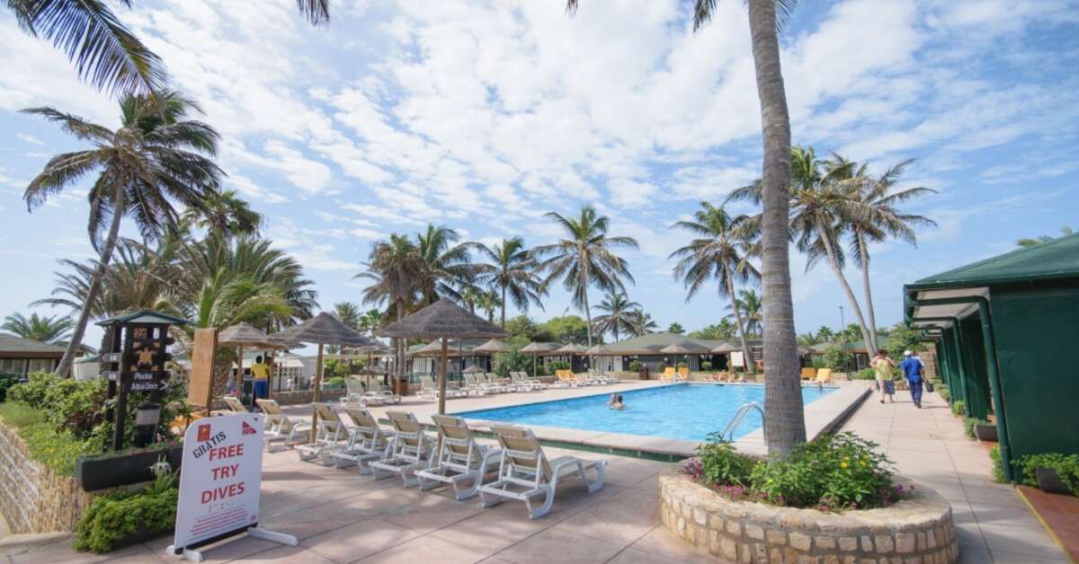 Een foto van het zwembad bij Oasis Belorizonte Hotel