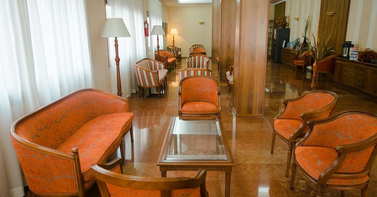 Een foto van het interieur van Hotel Las Rampas
