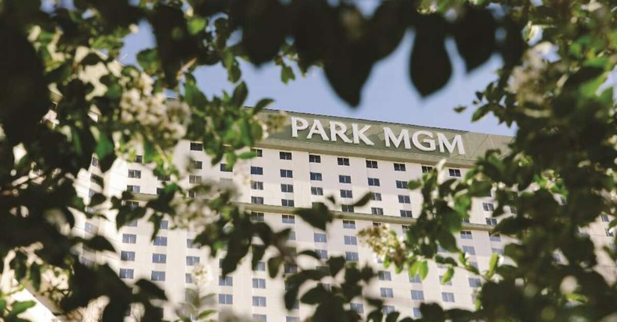 Een foto van de buitenkant van Park MGM Las Vegas
