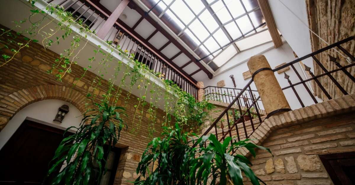 Een foto van het interieur van Hacienda Posada De Vallina
