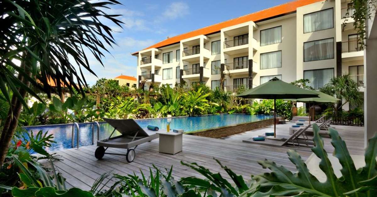 Een foto van een overzicht van Taksu Sanur Hotel