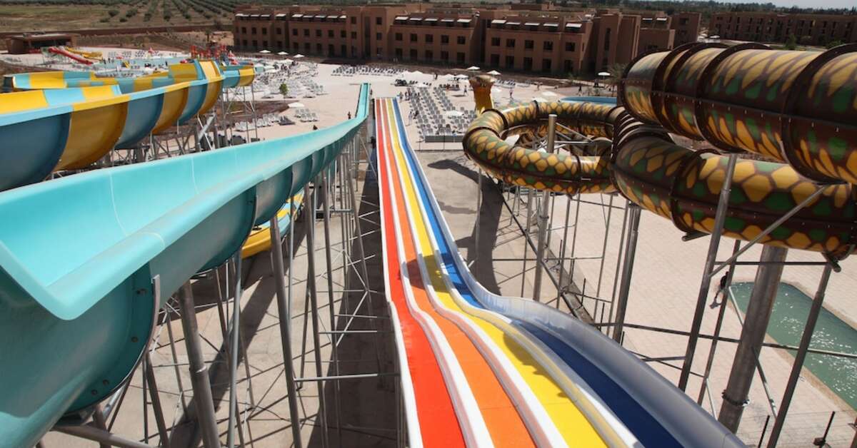 Een foto van het zwembad bij Aqua Mirage Marrakech