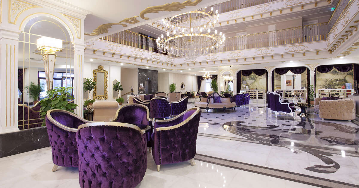 Een foto van het interieur van Side Orange Palace