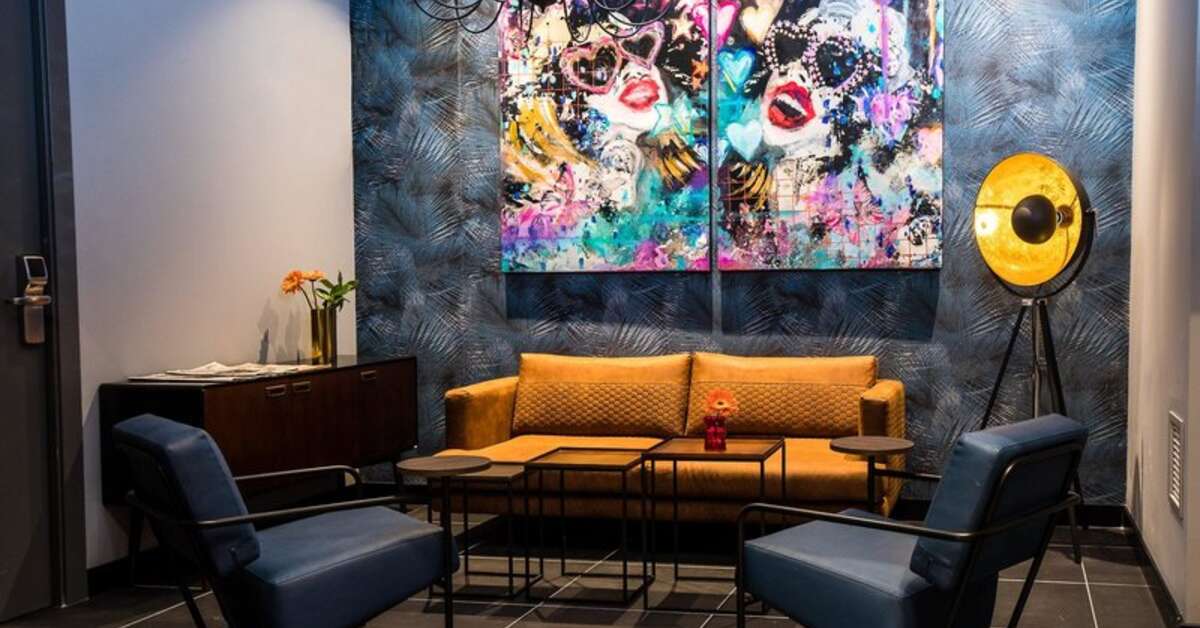 Een foto van het interieur van NYX Hotel Madrid