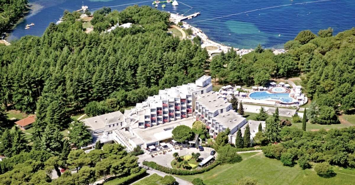 Ein Foto vom Pool im Rubin Sunny Hotel by Valamar