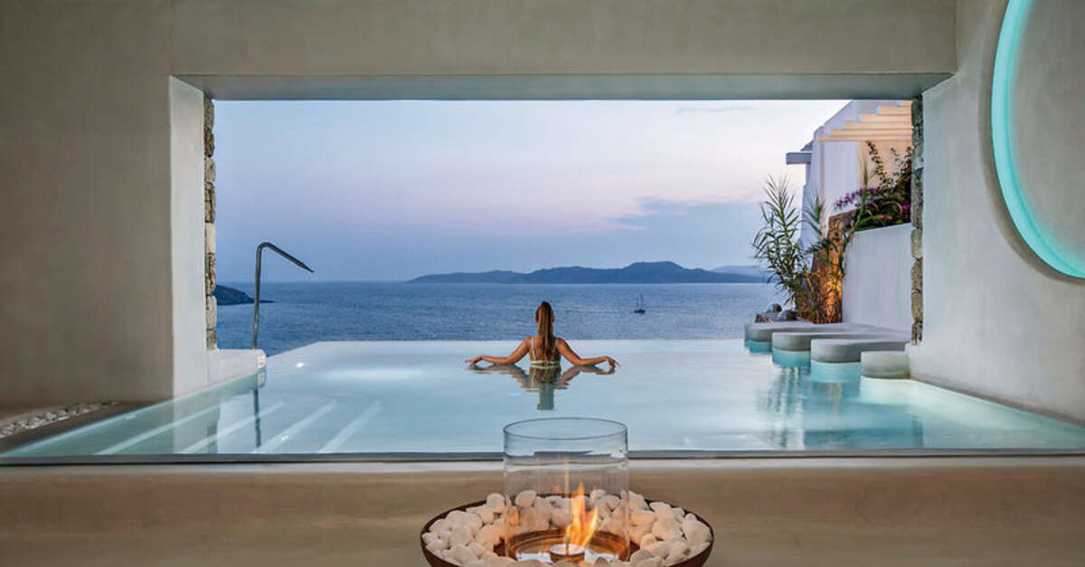 Een foto van de faciliteiten bij Mykonos Grand Hotel & Resort