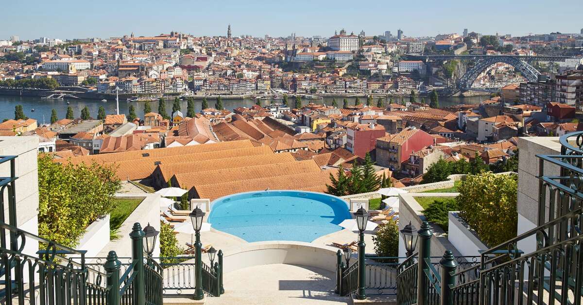Ein Foto vom Pool im The Yeatman Hotel