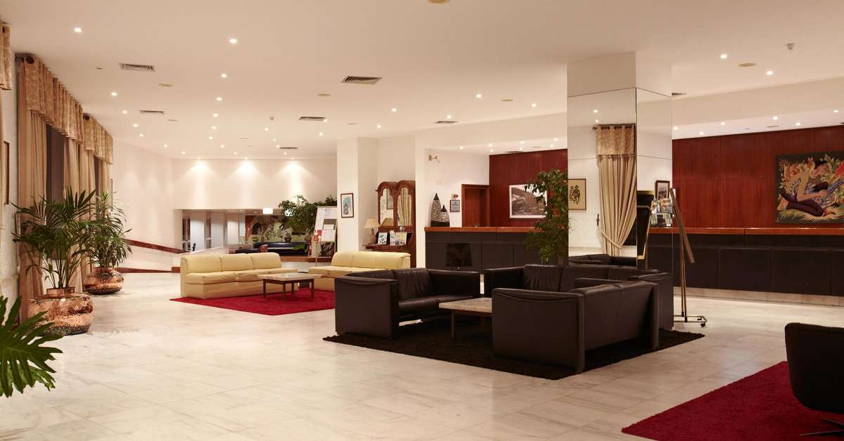 Een foto van het interieur van Hotel Do Mar