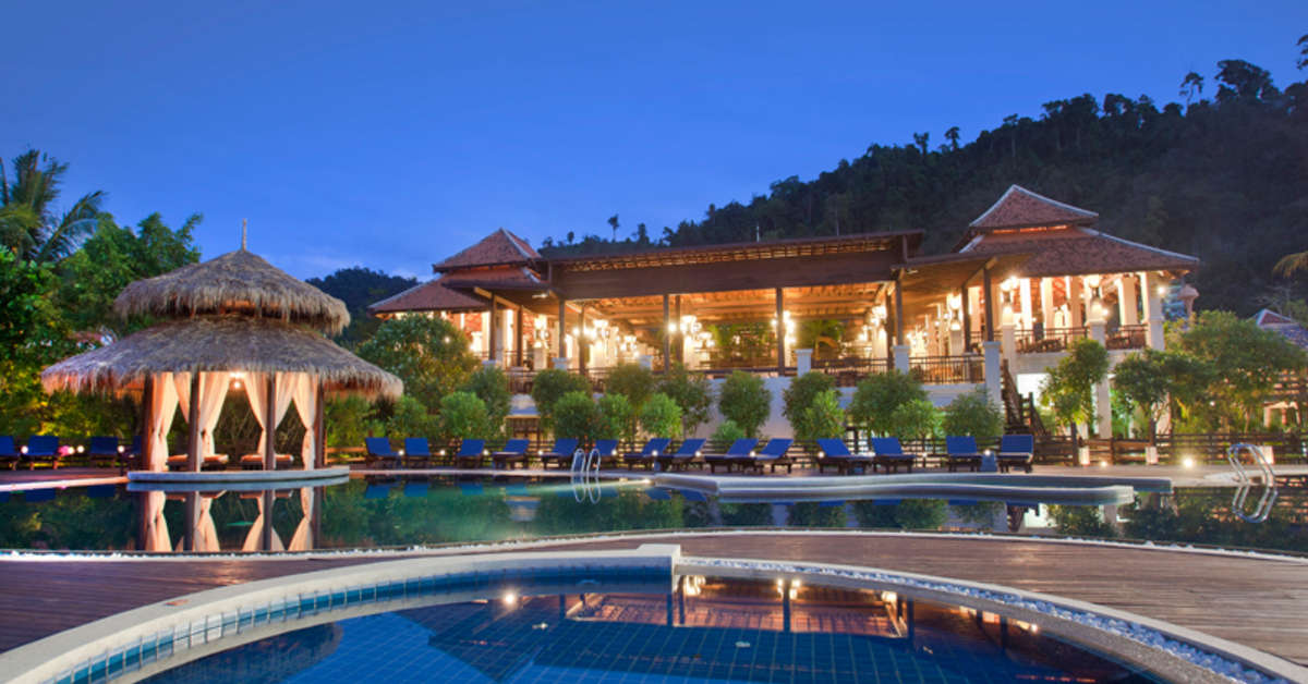 Een foto van het zwembad bij Khao Lak Laguna Resort