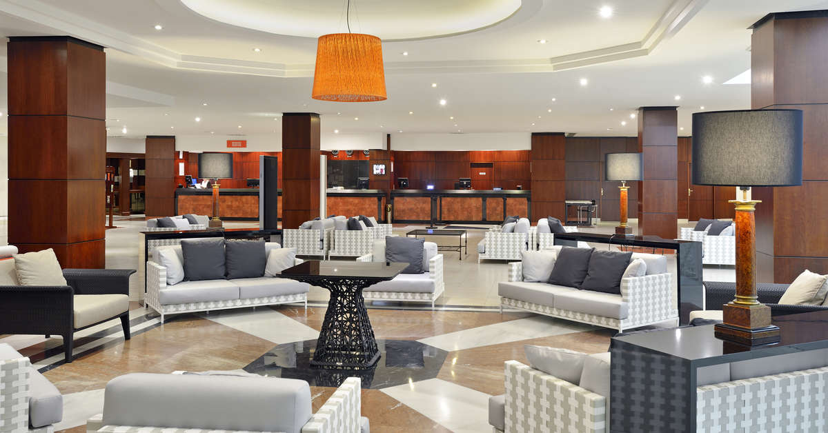 Een foto van het interieur van Hotel Sol Principe