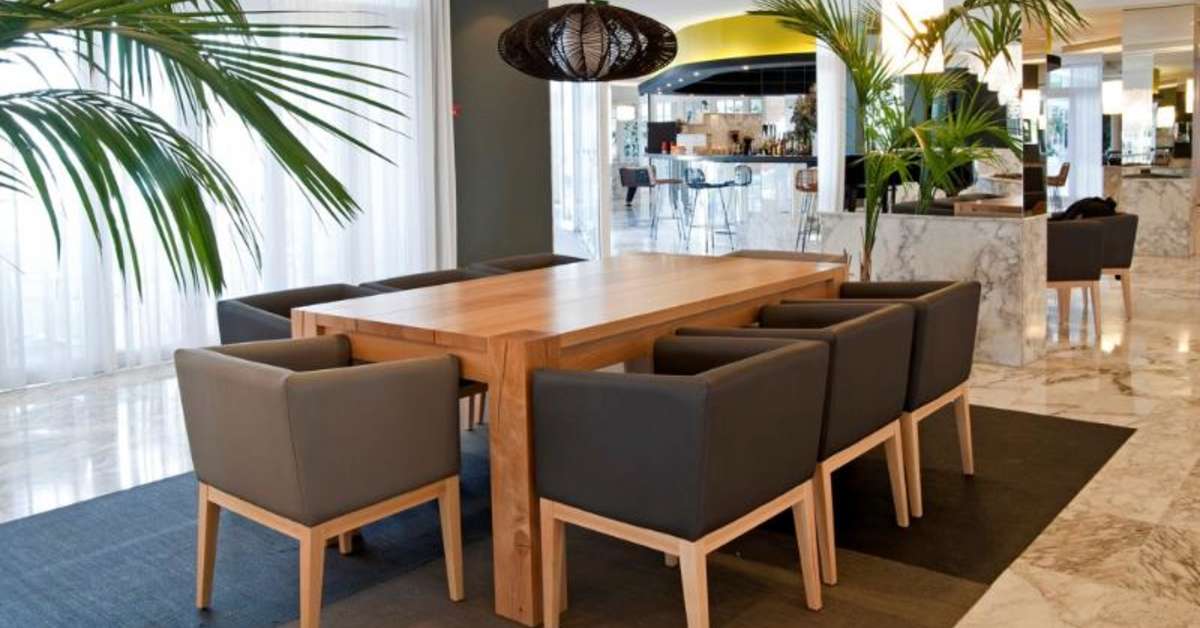 Een foto van het interieur van Hotel Bernat II