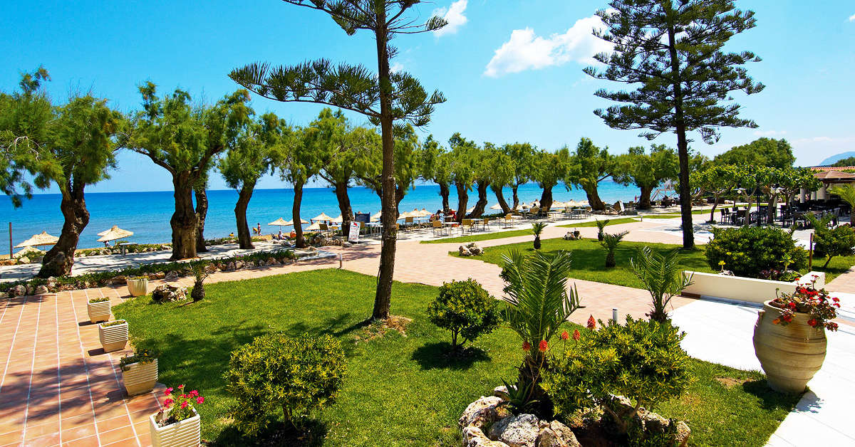 Een foto van het strand bij Giannoulis Santa Marina Beach
