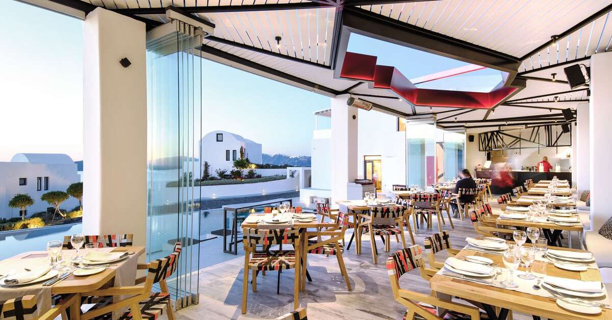 Een foto van de faciliteiten bij Grand Ambassador Santorini by Trend Hotels